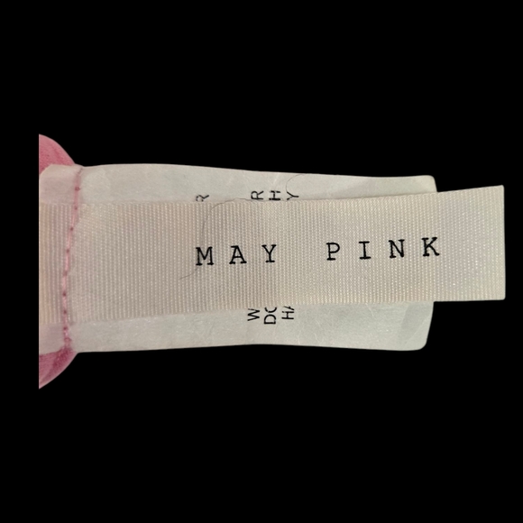 NWOT May Pink Mini Skirt Set Halter Top Ruched Skirt 2PC - Picture 3 of 10